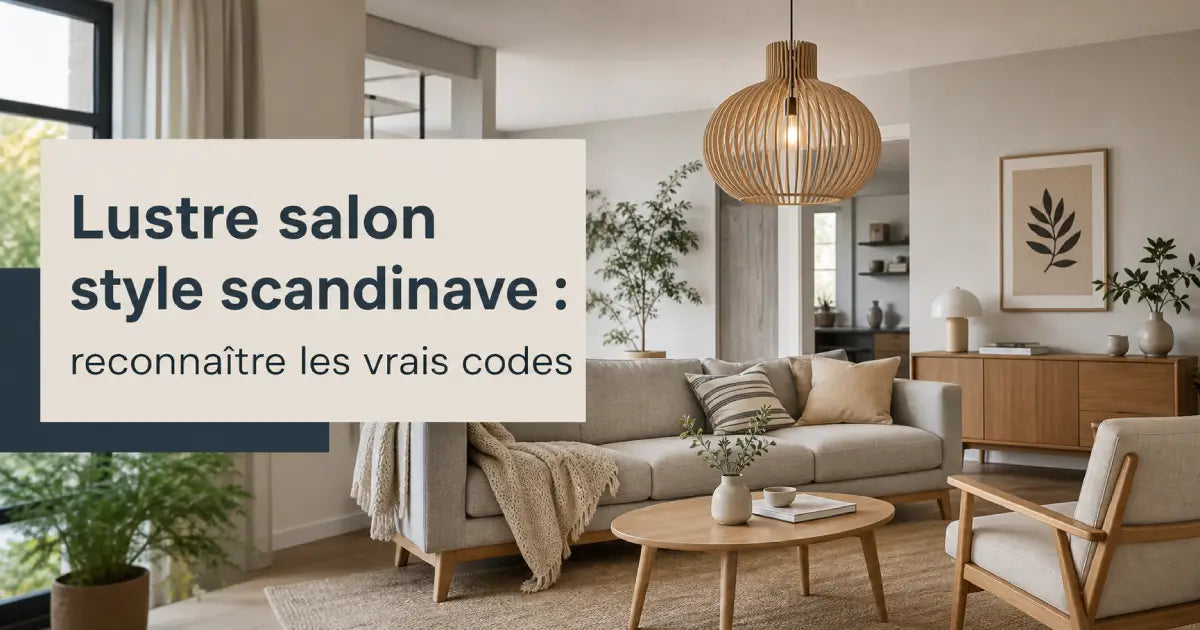 Lustre salon style scandinave : reconnaître les vrais codes