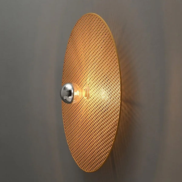Applique Ronde en Bambou