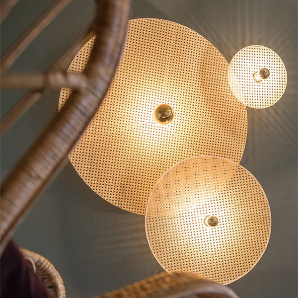 Applique murale tissée luminaire décoratif moderne textile