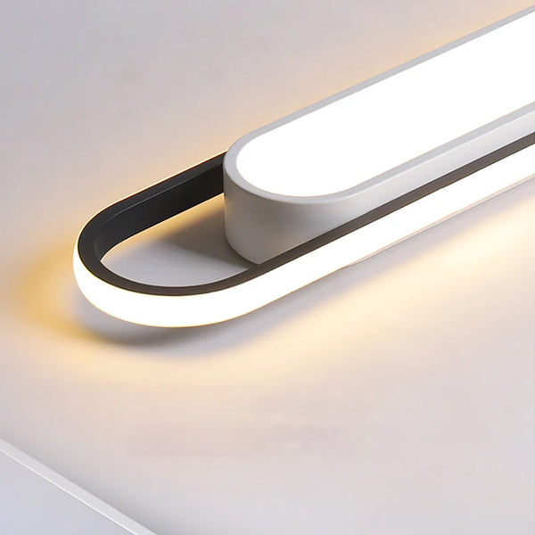 Éclairage plafonnier LED design salon moderne luminaire contemporain