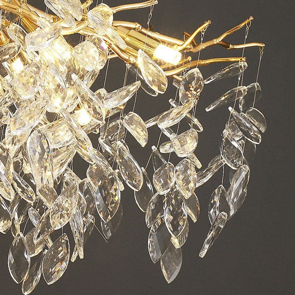 Lustre Luxe Moderne Salon Cristal