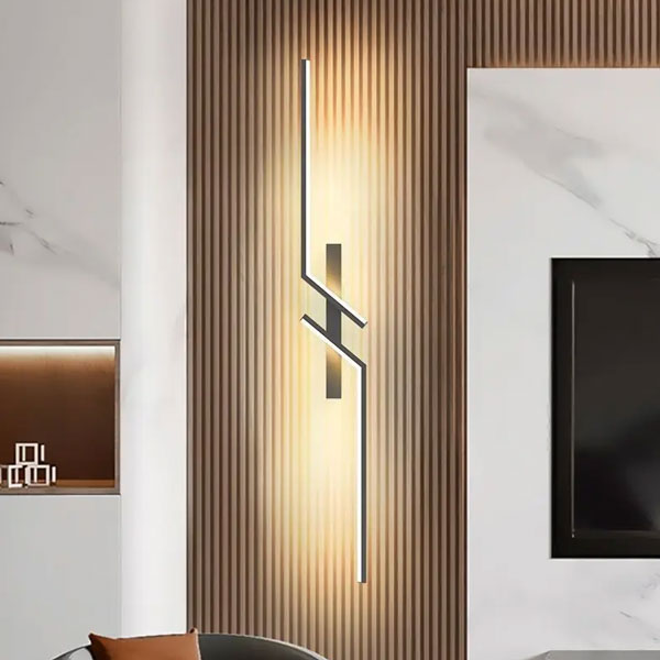 Éclairage mural LED minimaliste salon luminaire contemporain