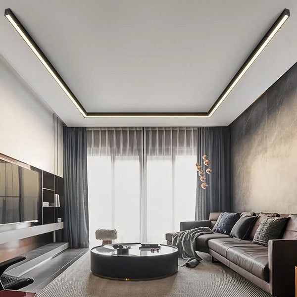 Plafonnier LED barre luminaire moderne éclairage linéaire design