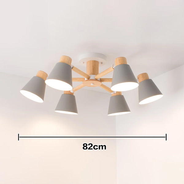 Plafonnier Nordique Multi Lampes