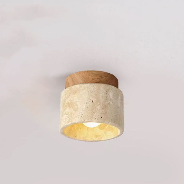 Plafonnier Travertin Moderne Petit