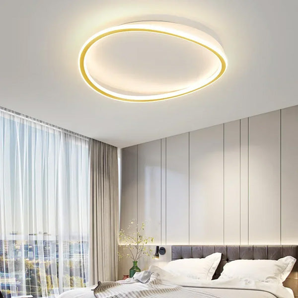 Plafonnier rond LED moderne luminaire plafond éclairage circulaire