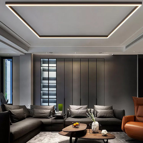 Plafonnier moderne barre LED éclairage contemporain luminaire élégant