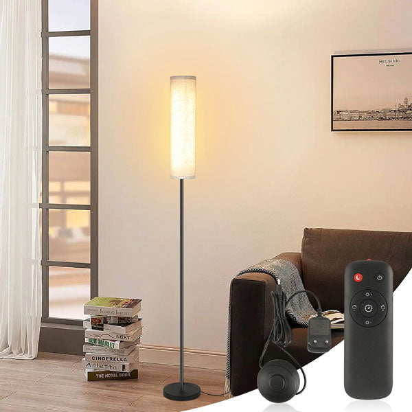 lampe salon en aluminium noir mat