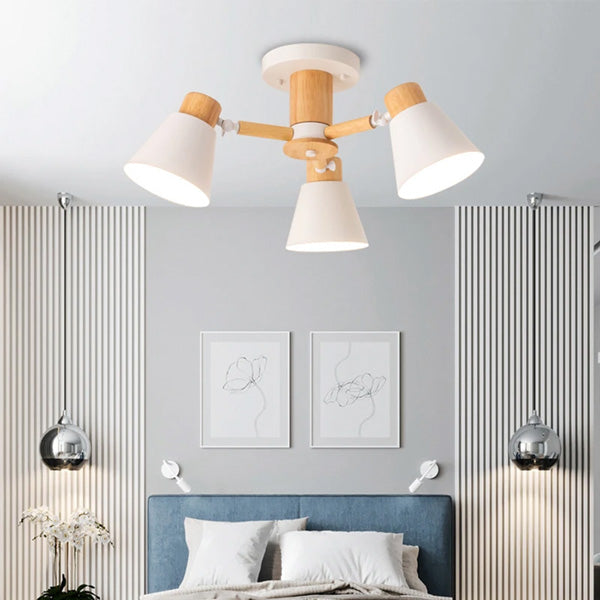 Plafonnier blanc luminaire plafond éclairage moderne épuré