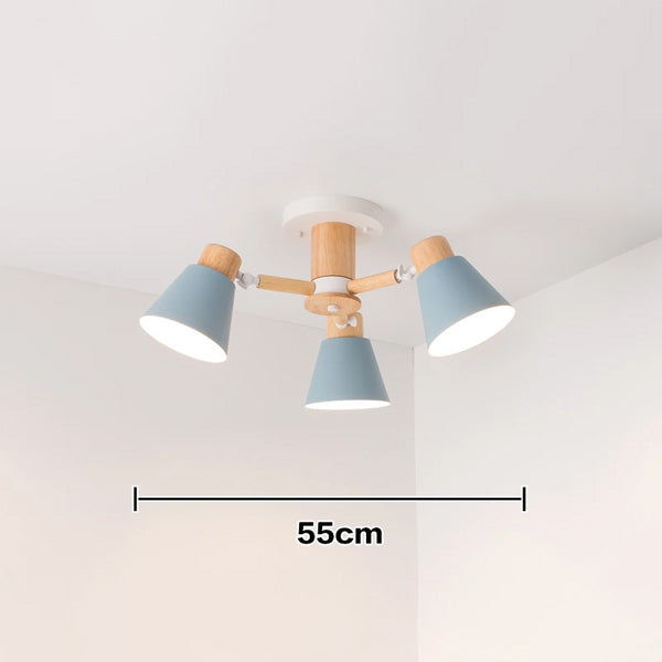 Luminaire plafonnier scandinave blanc design nordique moderne