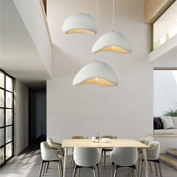 Lustre cosy table bois suspension moderne éclairage décoratif