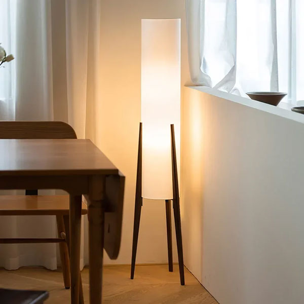 lampe sur pied style nippon