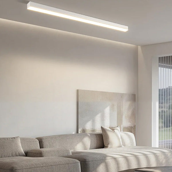 Éclairage plafonnier LED barre moderne luminaire design linéaire