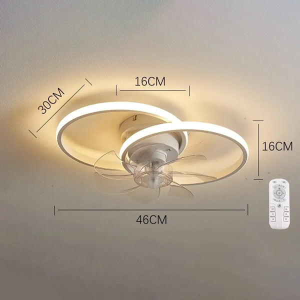 Plafonnier LED Ventilateur