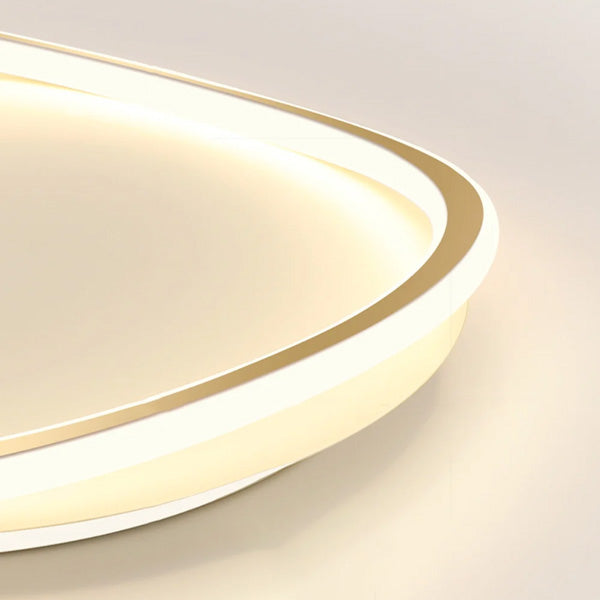 Luminaire plafond cercle LED moderne éclairage design géométrique
