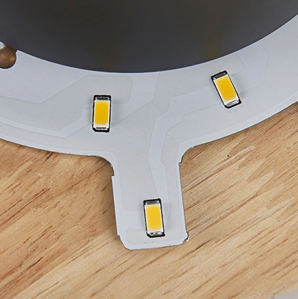 Applique Ronde Bois LED