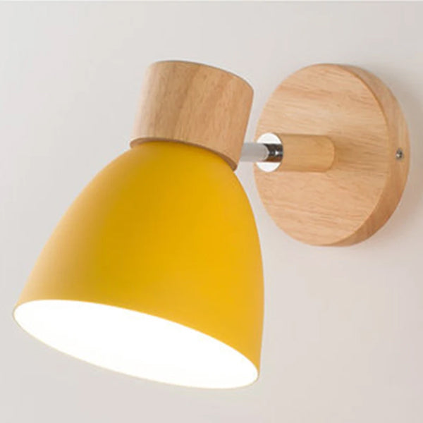 Luminaire mural scandinave bois applique design nordique naturel