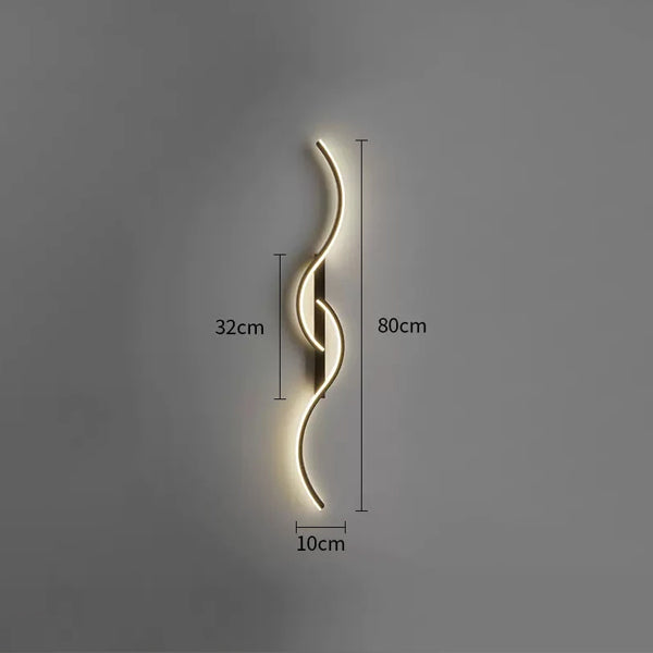 Applique LED moderne murale luminaire design éclairage contemporain