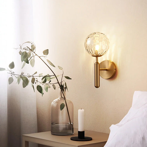 Applique murale moderne ronde noir LED éclairage design chic