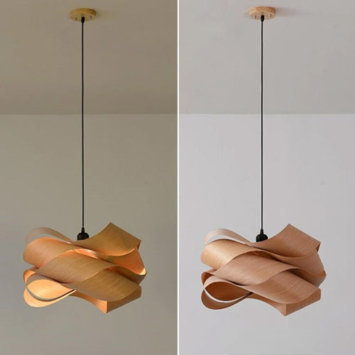 Lustre Original Nordique Lames Bambou