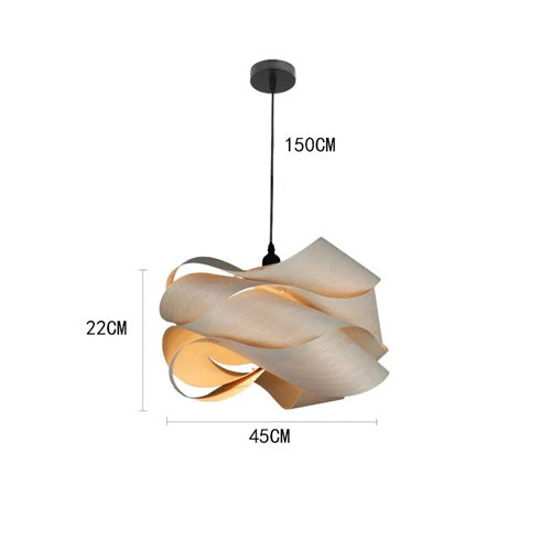 Lustre Original Nordique Lames Bambou