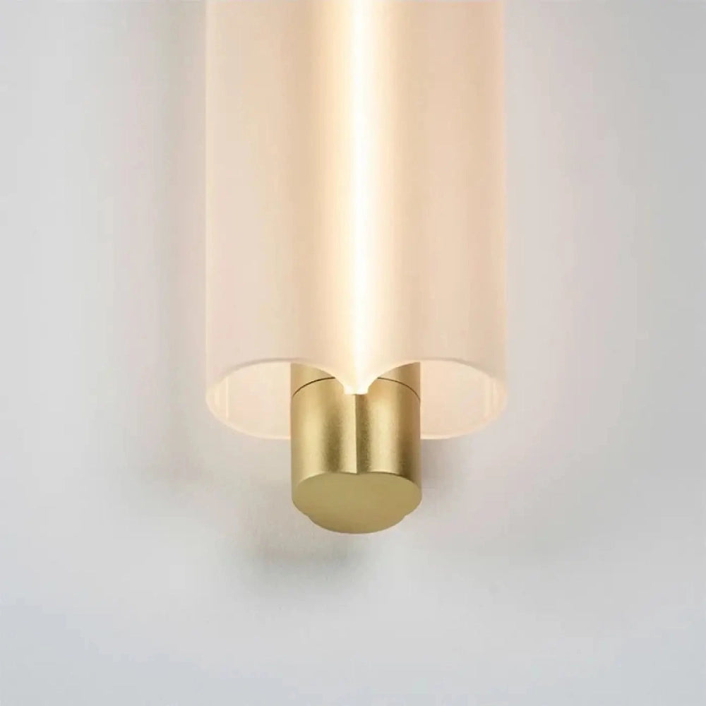 Lustre Cylindre Blanc Noir Minimal Moderne