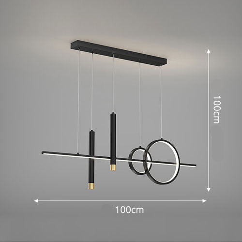 Luminaire lustre salon nordique moderne LED éclairage scandinave contemporain