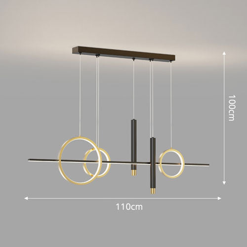 Suspension moderne lustre salon nordique LED éclairage design scandinave