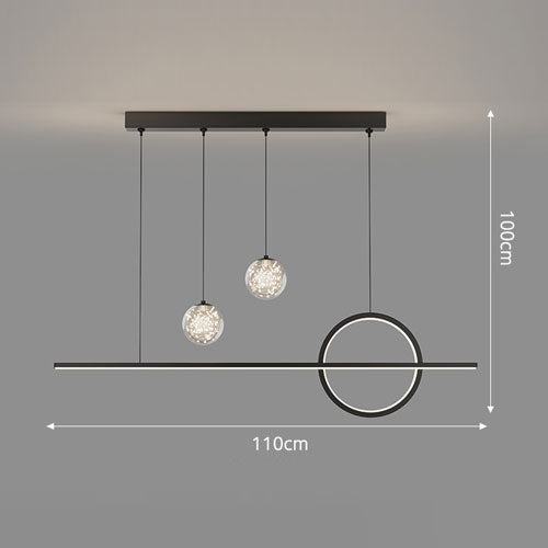 Lustre salon moderne design nordique éclairage scandinave authentique contemporain