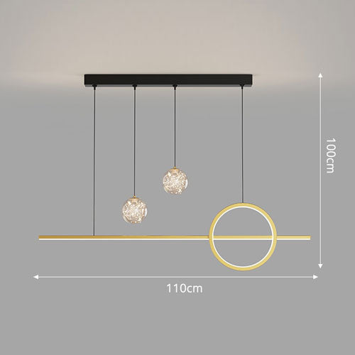 Suspension lustre salon design nordique moderne éclairage scandinave contemporain
