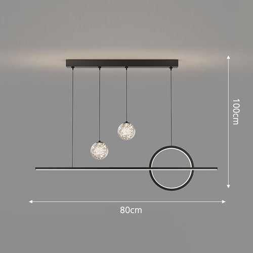 Luminaire moderne lustre salon nordique éclairage design scandinave authentique