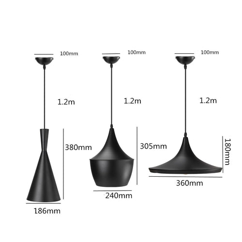 Lustre Industriel Aluminium Rustique