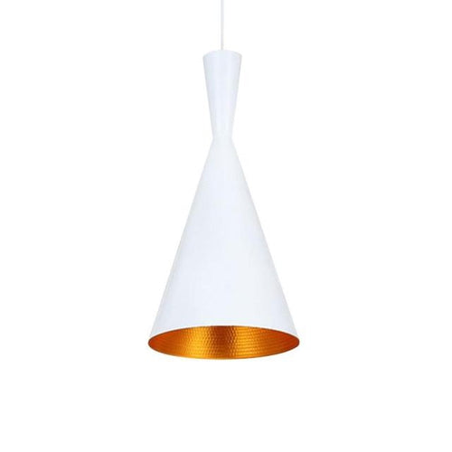 Lustre Salon Industriel Aluminium blanc