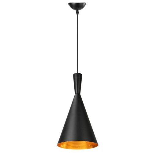 Lustre Salon Industriel Aluminium noir