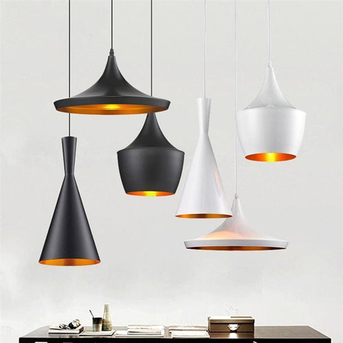 Lustre Salon Industriel Aluminium rond