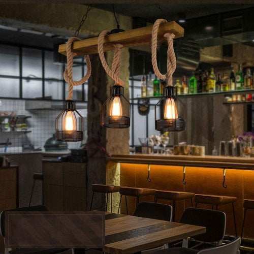 Lustre Salon Industriel Lanterne