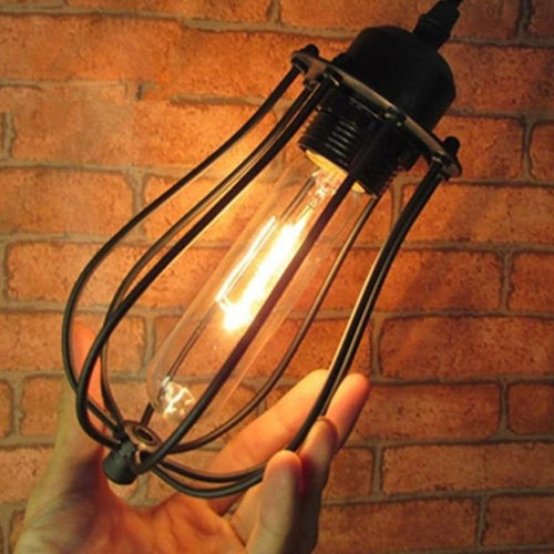 Lustre Salon Industriel fer rond