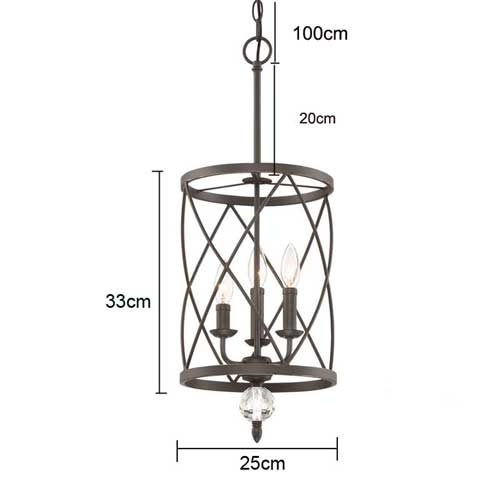 Lustre Salon industriel chandelier