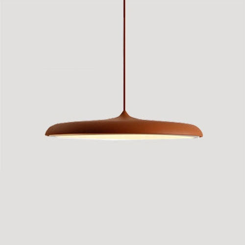 Suspension LED lustre moderne salon éclairage plat design sophistiqué