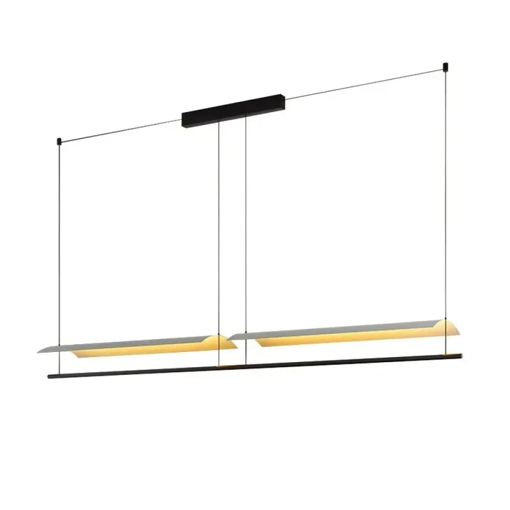 Lustre Lineaire Salon Double Bande