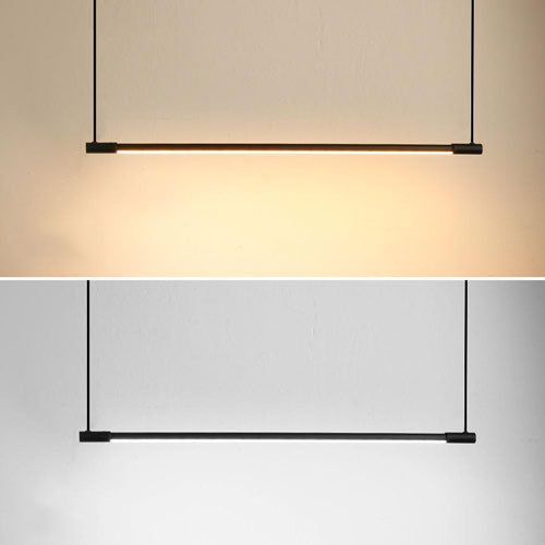 Suspension lustre moderne barre salon éclairage linéaire design élégant