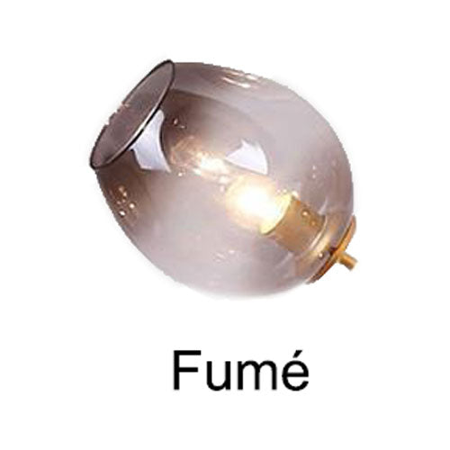 Lustre design bulles verre salon moderne suspension élégante raffinée