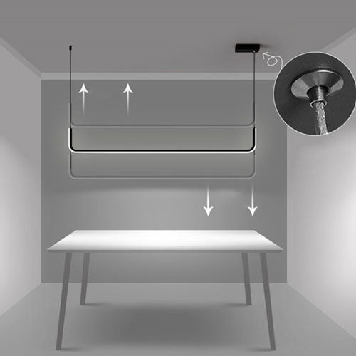 Lustre Moderne Ligne Épurée