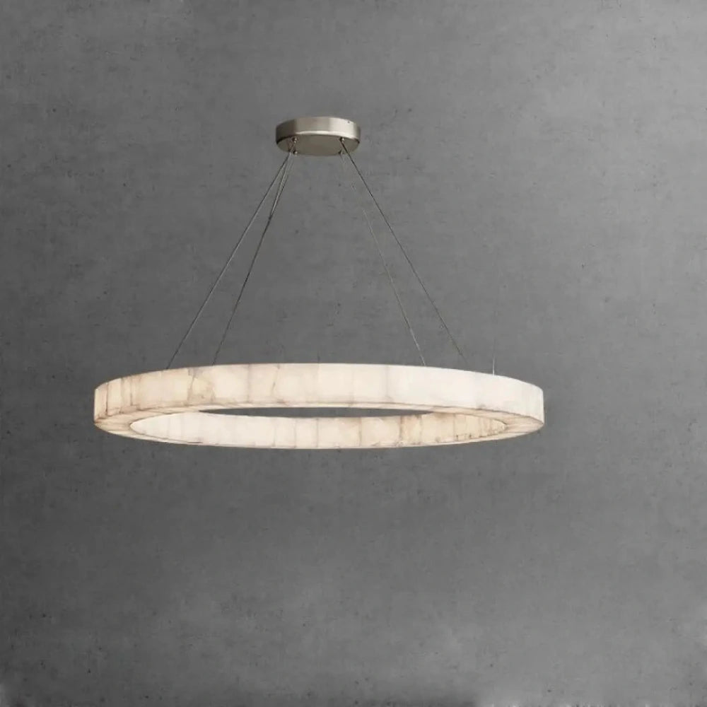 Lustre Salon Albatre Led Anneau Prestige