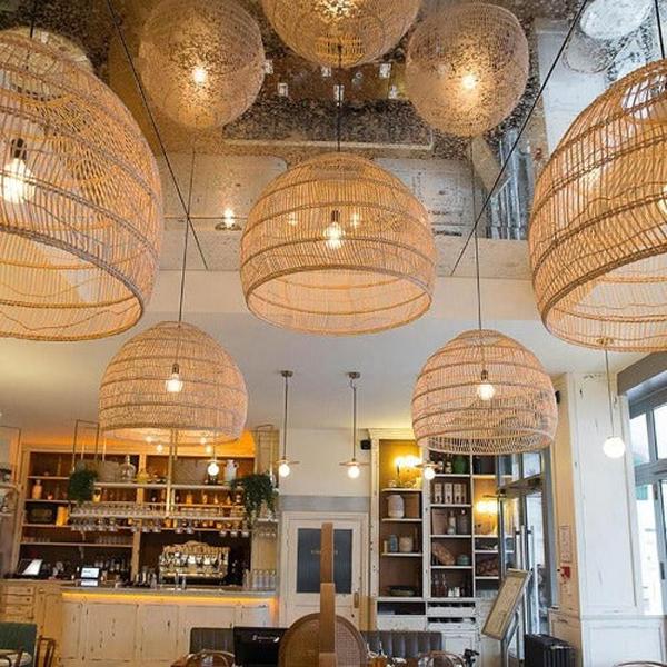 Lustre Salon Bois Design