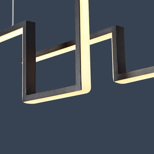 Luminaire lustre salon moderne LED éclairage design contemporain raffiné