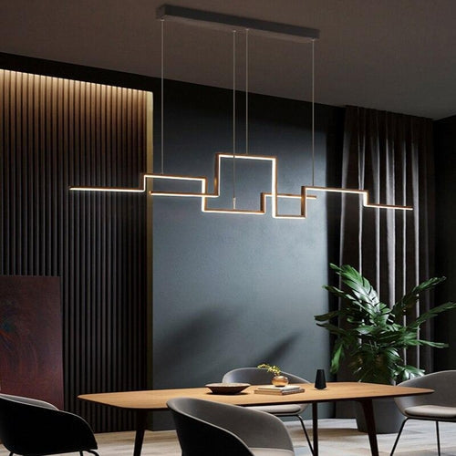 Lustre Salon Moderne design barre