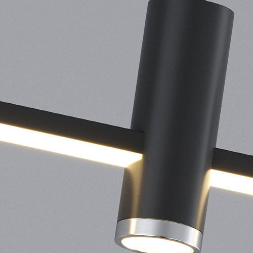 Suspension lustre salon moderne minimaliste éclairage design épuré sophistiqué
