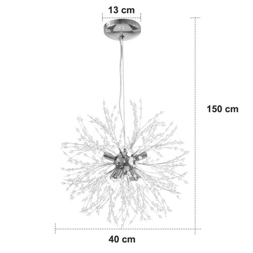 Lustre Pissenlit Rond Moderne Chambre