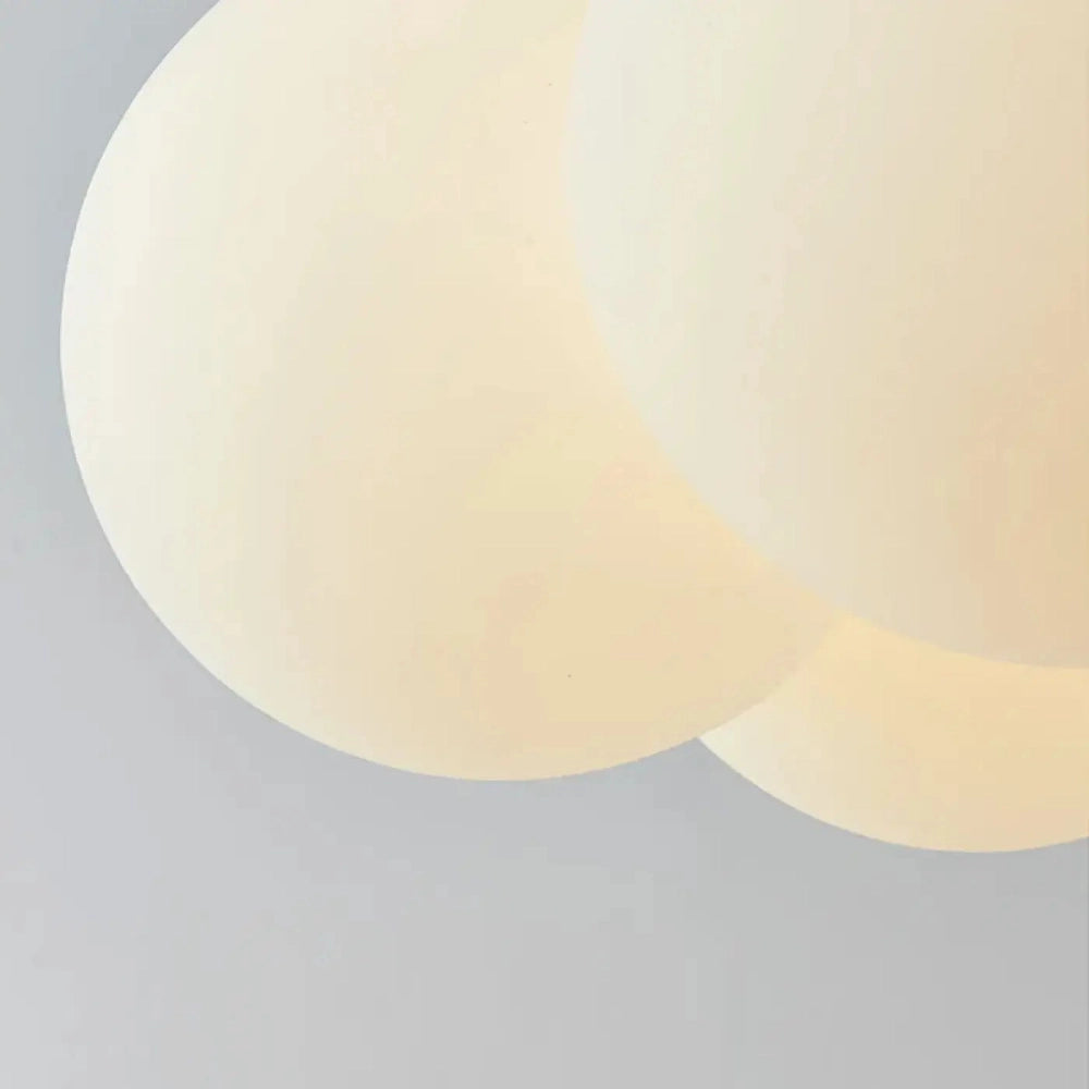 Lustre Salon Nuage Bulles Blanc Moderne
